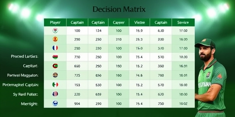Jalwa Game Login captain decision matrix